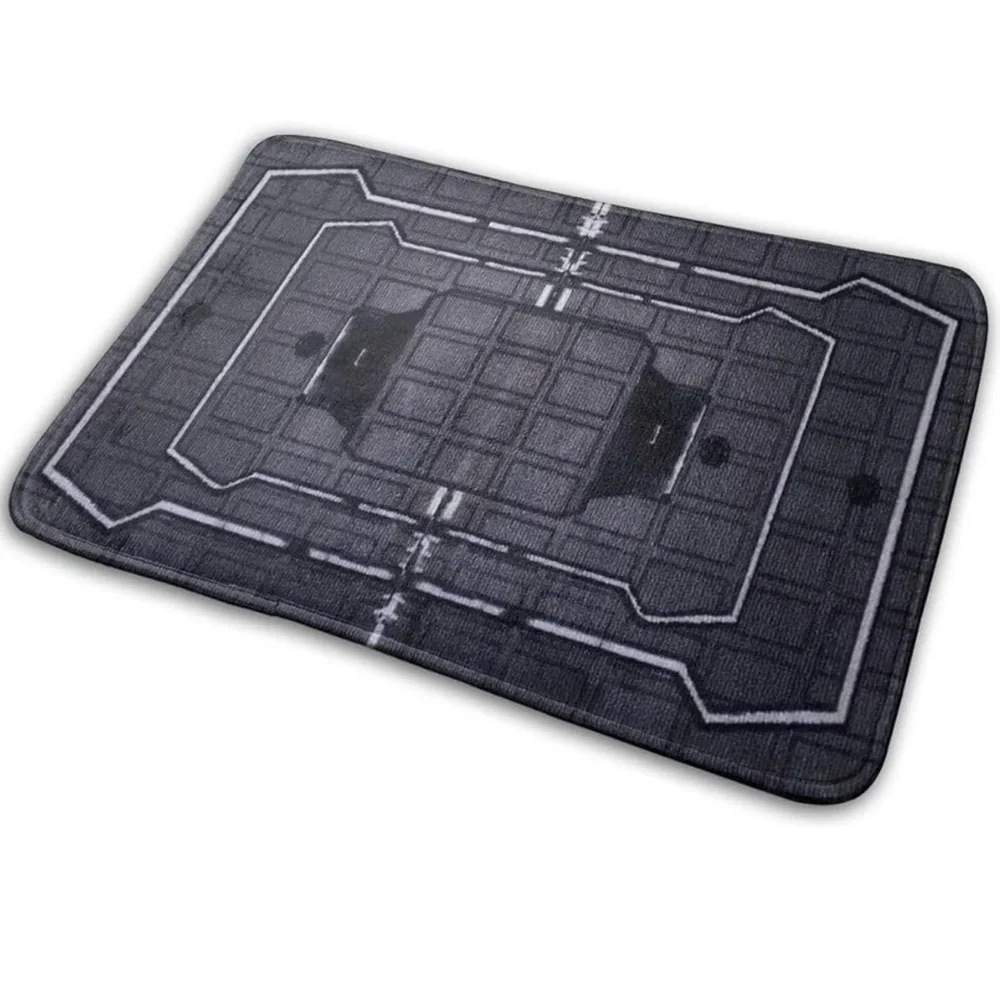 NWT Frost Welcome Entry Way Outdoor Door Mat Bathroom Rubber Non Slip BLUE Rug